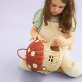 Rattanowy domek grzybek - Red - L’enfant