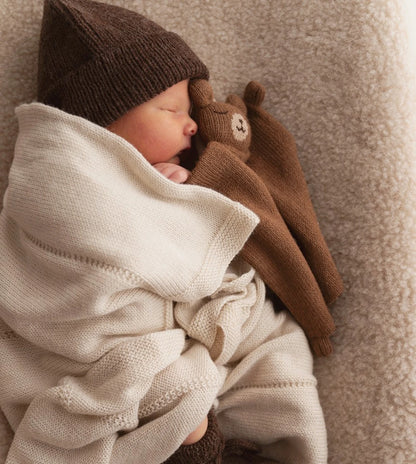 Czapeczka dzianinowa - Dark mocha
