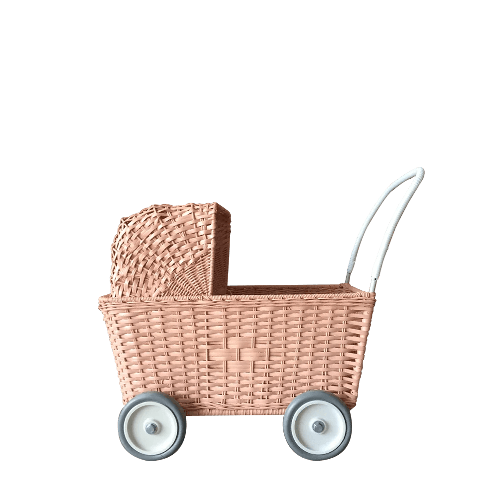 Rattanowy wózek strolley - Rose - L’enfant